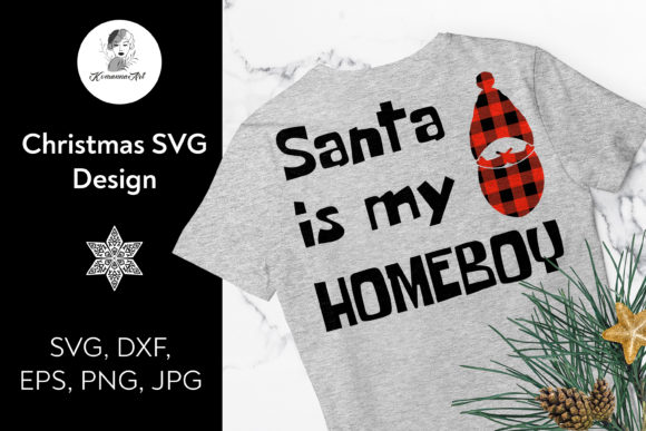 Christmas Design - Santa My Homeboy