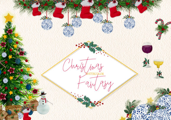 Christmas Fantasy Illustrations