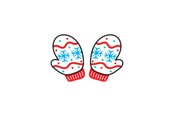 Christmas Gloves Illustrations for Seasonal Branding