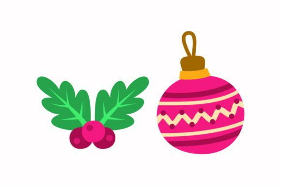 Christmas Holly Berries Illustrations