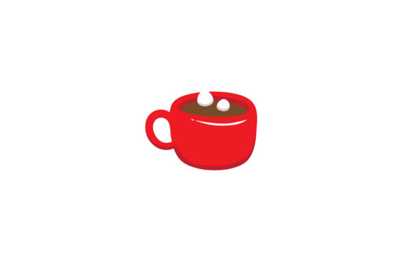 Christmas Hot Chocolate Asset Vector