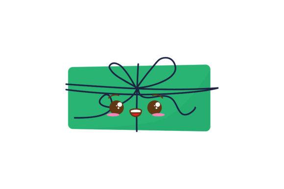 Christmas Illustration Gift Cute Vector