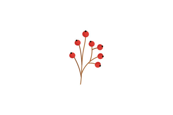 Christmas Mistletoe Decor Asset Vector