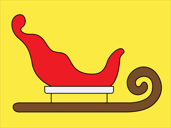 Christmas Santa Sleigh Illustrations