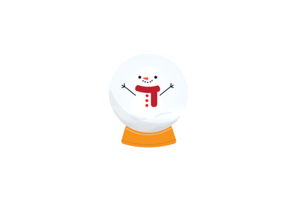 Christmas Snow Globe Illustrations