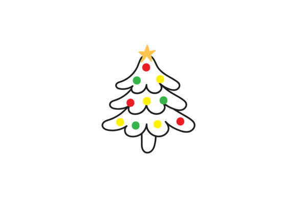 Christmas Tree Asset Illustrations