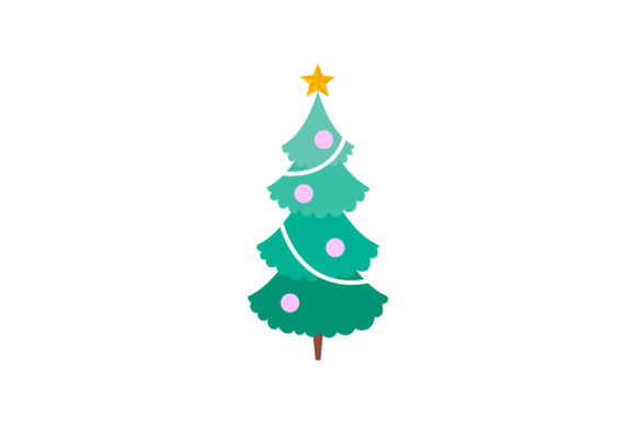 Christmas Tree Illustration Asset Design