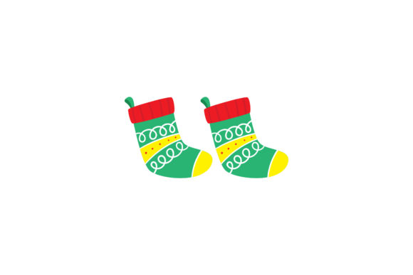 Christmas Winter Stocking Vector Assets