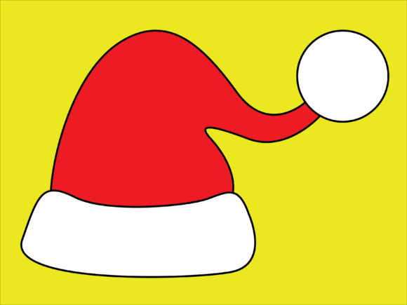 Illustration Christmas Santa Hat